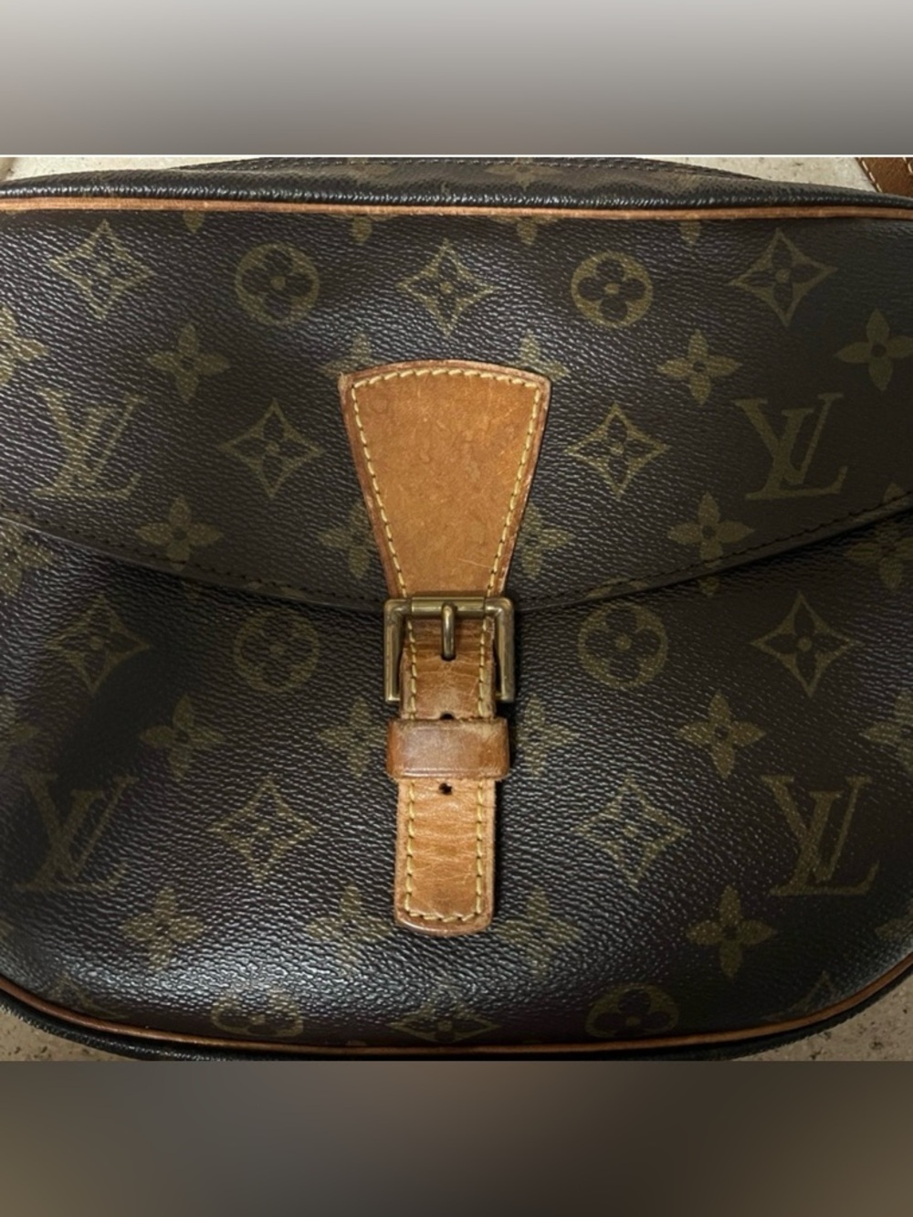 Authentic Louis Vuitton Jeune Fille crosbody Shoulder Bag PM Brown Canvas MI8004 - Picture 2 of 6